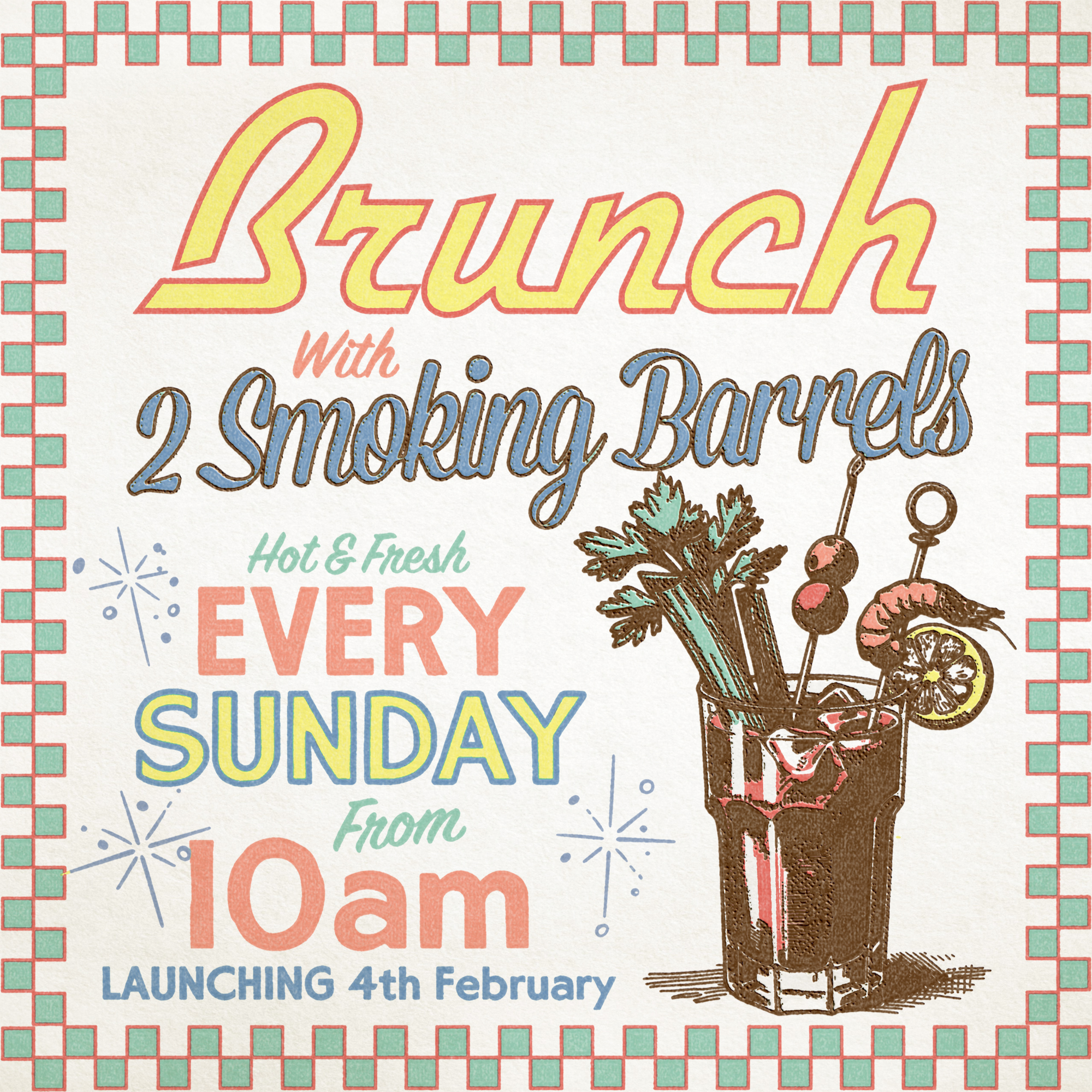 Sunday Brunch | Launching Sunday 4th Feb
